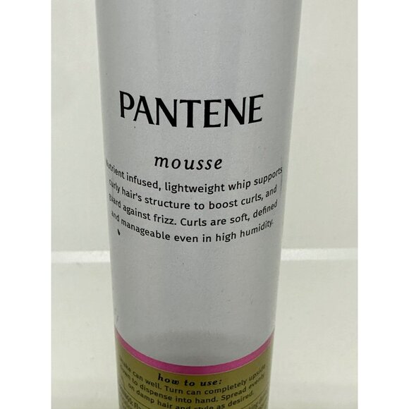 Pantene Pro-V Curl Defining Mousse – For Curly Hair, 6.6 oz (No Cap) - Picture 3 of 5
